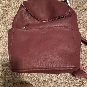 NWT Matt & Nat Burgandy Backpack